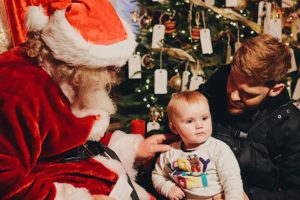 Molly meeting santa