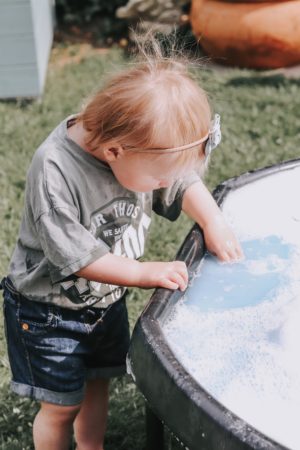 Bubble water play